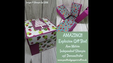 Amazing Exploding Gift Box With Pull Out Draws!