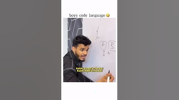 Boys code language 😆 #trending @tseries @PewDiePie @GoldminesTelefilms