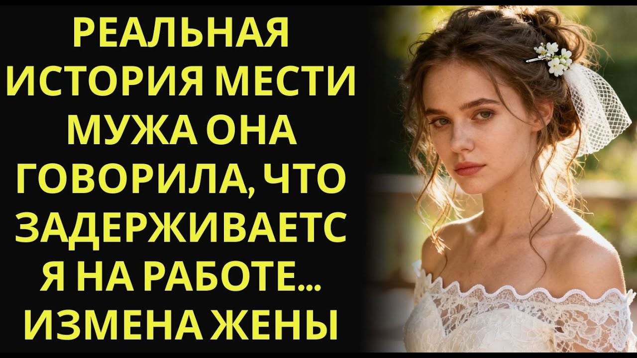 Реальная история мести мужа  Она говорила, что задерживается на работе… Измена жены