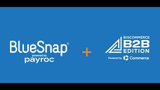 The Combined Power of BlueSnap & BigCommerce B2B Edition
