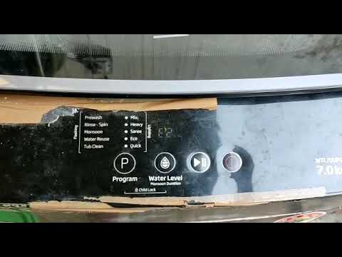 Voltas Beko top load washing machine E2 errer safety switch problem