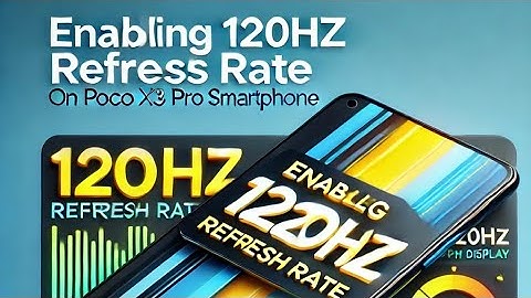 ✔ "How to Enable 120Hz on Poco X3 Pro | Smooth Display Settings!"✔ "Boost Your Gaming Experience!"✔
