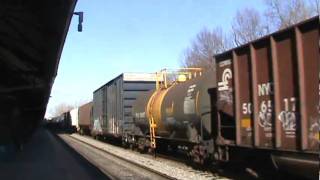 CSX Q415-21 and Light Amtrak move
