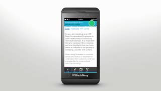 функция BlackBerry Hub в BlackBerry Z10 screenshot 5