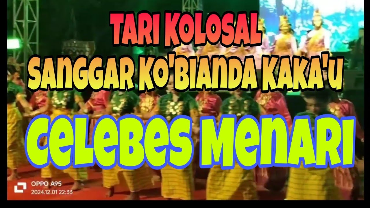 Tari kolosal//Sanggar Kobianda Kaka'u Manajemen #Celebes Menari