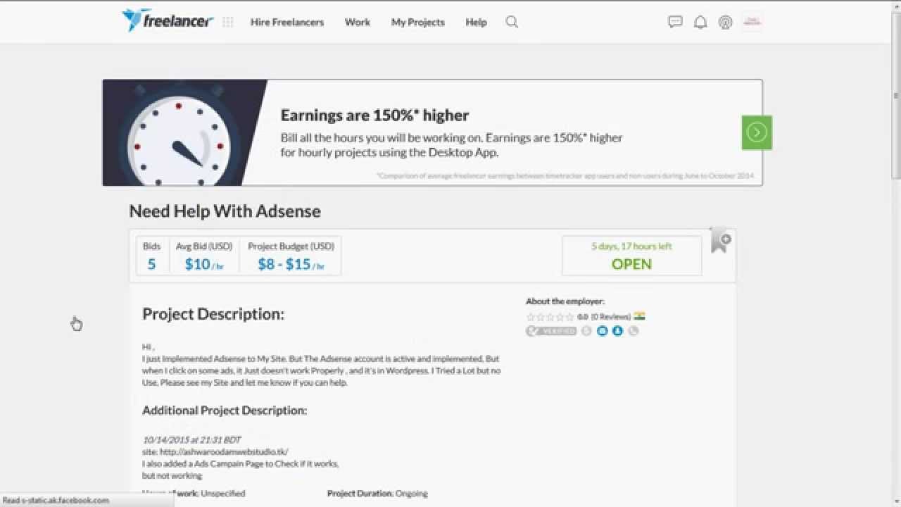 How To Place Bid On Freelancer Hourly Job YouTube