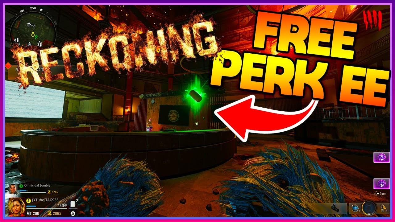 BO6 ZOMBIES - RECKONING FREE PERK SIDE EE !!! 60 SECOND GUIDE !!!