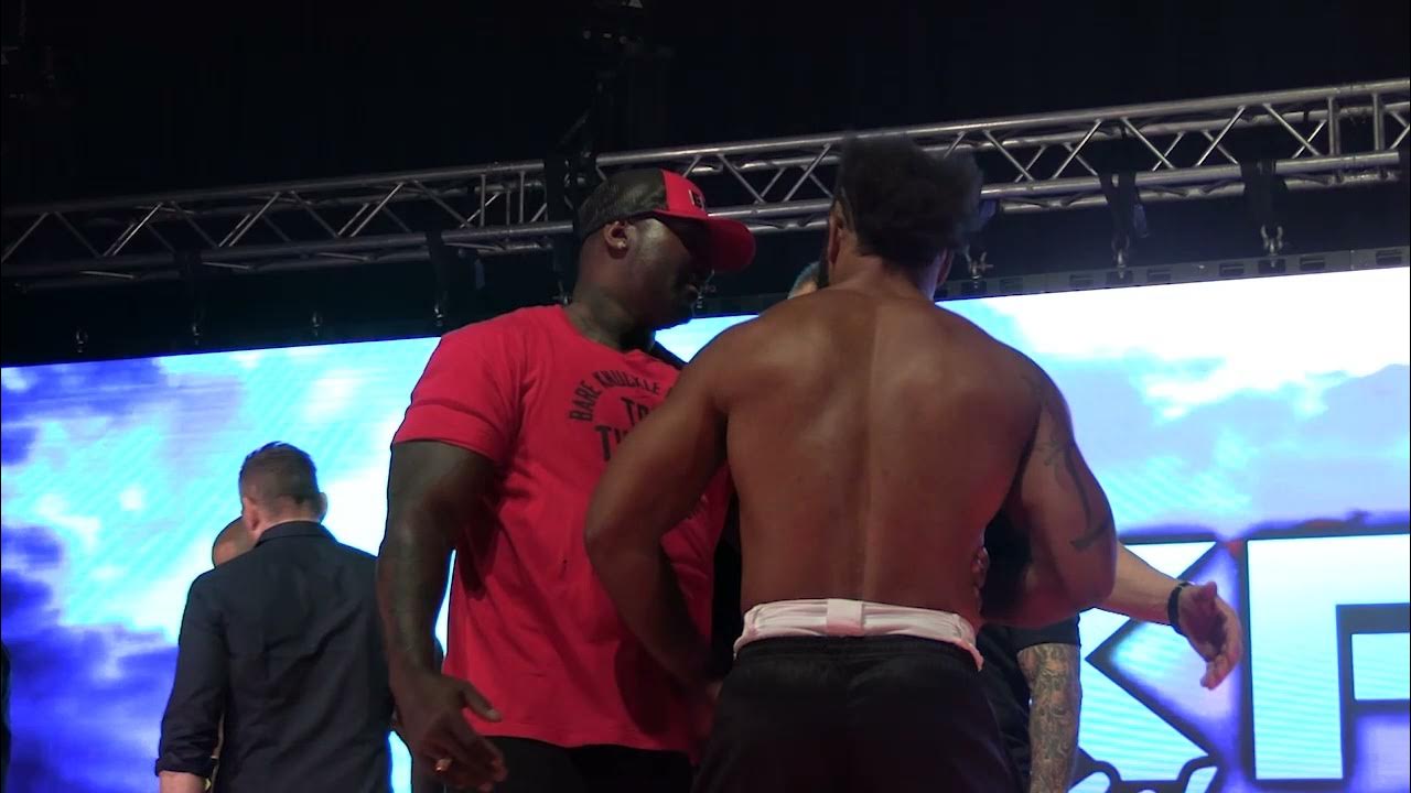Lorenzo Hunt Vs Hector Lombard Full Fight Hector Lombard vs Lorenzo Hunt get HEATED at BKFC 22 weigh-ins - YouTube