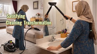 Deep Cleaning My Whole House in 1 Day! Steam Cleaner Magic ✨ Bathroom, Sofa, Dishwasher & more. screenshot 5
