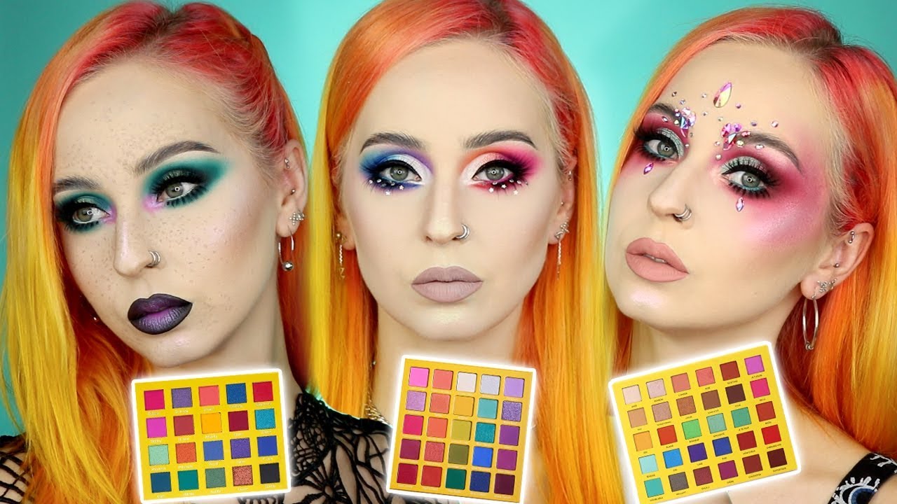 Je teste 3 palettes RAINBOW (OPV, September Rose, Rude Cosmetics) | BATTLE