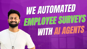 This AI Agent Runs Employee Surveys for You 📝 | Employee Satisfaction Survey Agent