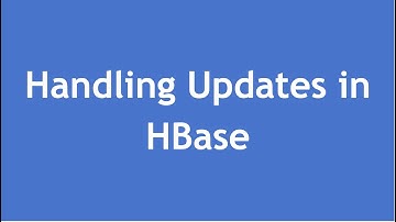 HBase Tutorial - 2 : Update record in HBase | Hbase Updates | Update query in HBase