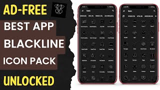 Best Free Blackline Icon Pack App for Android screenshot 5