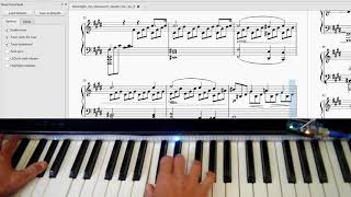 MuseScore Piano Tutor - Moonlight (1st movement)