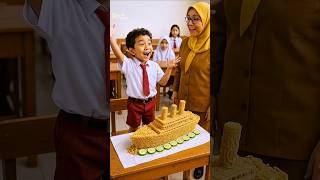 Mie Bentuk Kapal Titanic  Semua Murid Mienya Keren 