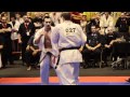 Gbor rzsa vs tskiklauri mikheil  european championship shinkyokushin belgium 2012