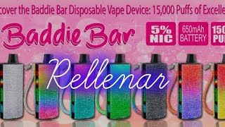 baddie bar vape Como Rellenar un (Muy Fácil) 🤯 Strain:Sugar Black Rose (Indica) Citrus Sunrise Lost Mary Prominent Flavour One: Lime