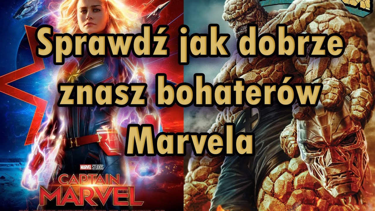 Odgadnij nazwy postaci z Marvela, quiz Marvela, #3 - YouTube