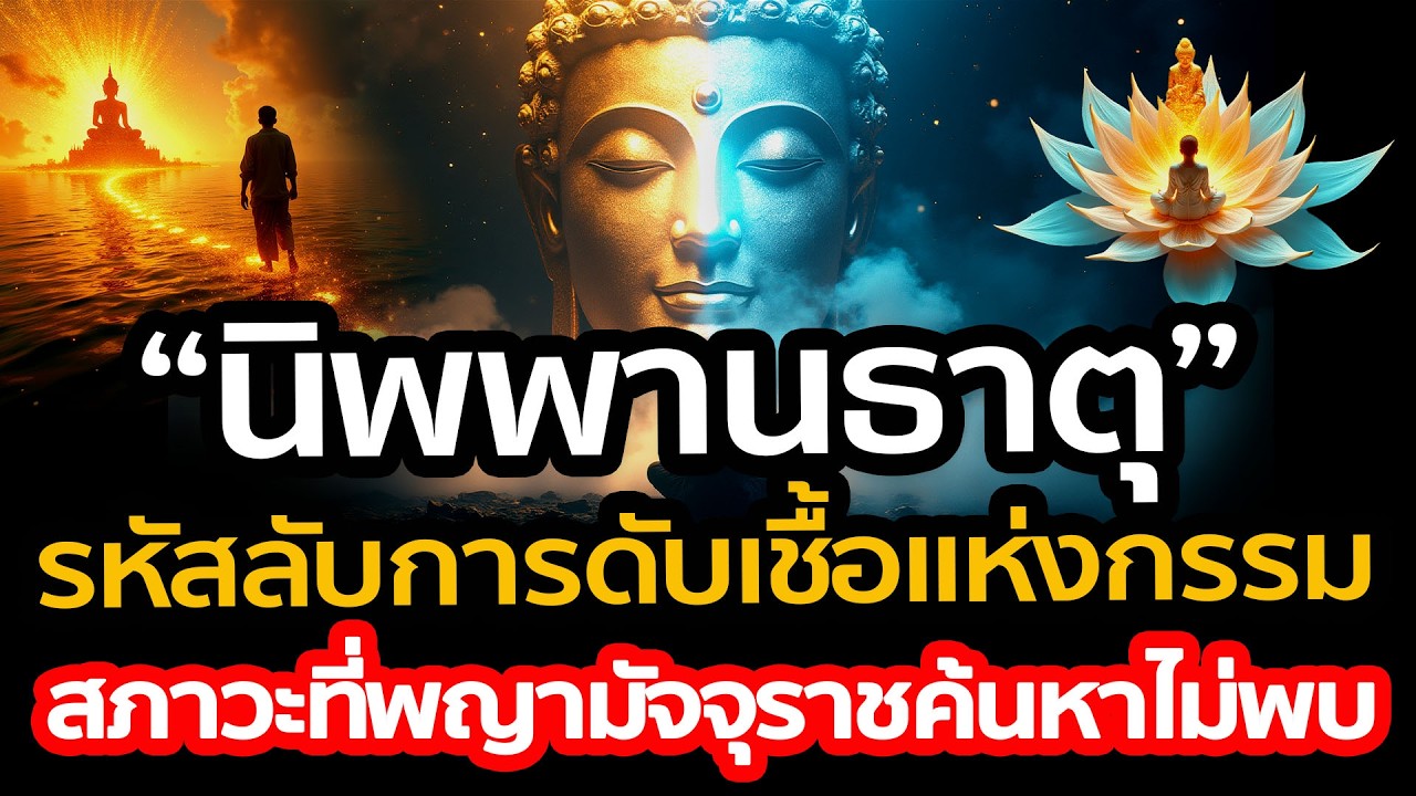 ความลับนิพพานธาตุ! หนทางเดียวที่จะไม่ต้องกลับมาเกิดอีกตลอดกาล สภาวะที่เชื้อแห่งกรรมถูกเผาจนหมดสิ้น