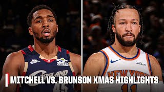 CHRISTMAS DAY DUEL 🎄 Jalen Brunson & Donovan Mitchell put on a show at MSG 😤 | NBA on ESPN