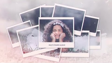 Multi Frame Photo Gallery After Effects Templates