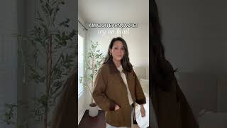 Amazon Barn Jacket Try-On Haul