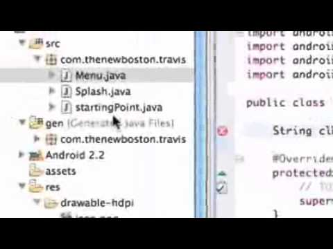 Android Application Development Tutorial 18 Create a List Menu from the ListActivity class   YouTube