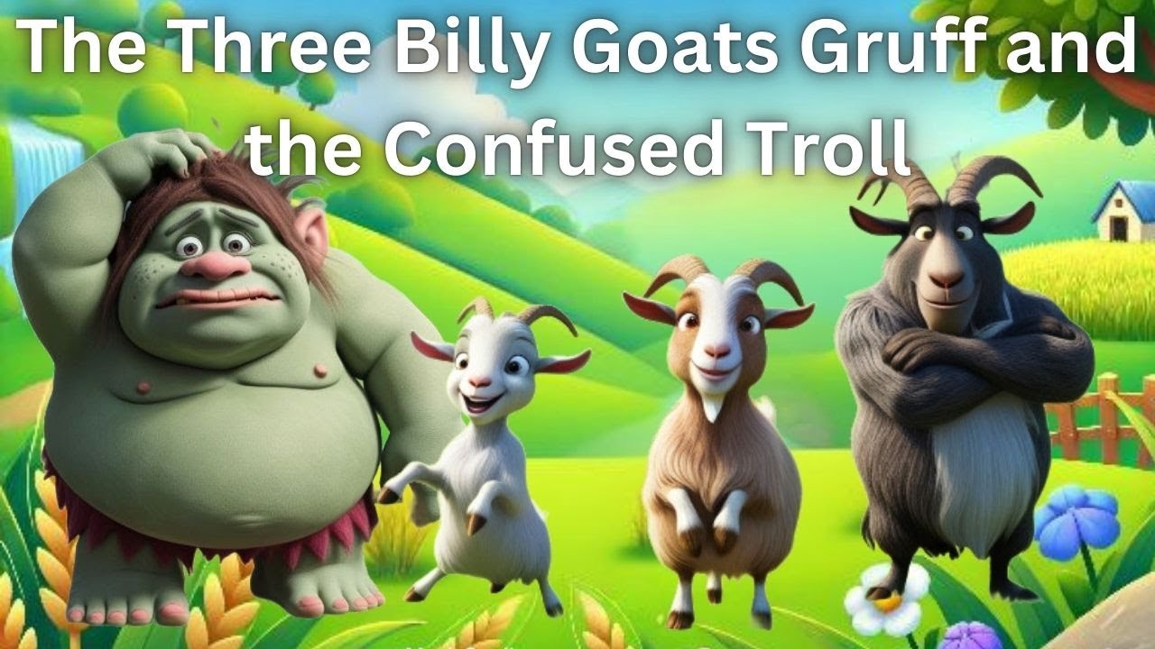 The Three Billy Goats Gruff and the Confused Troll - A Fun and Healthy Twist! 🐐🥦