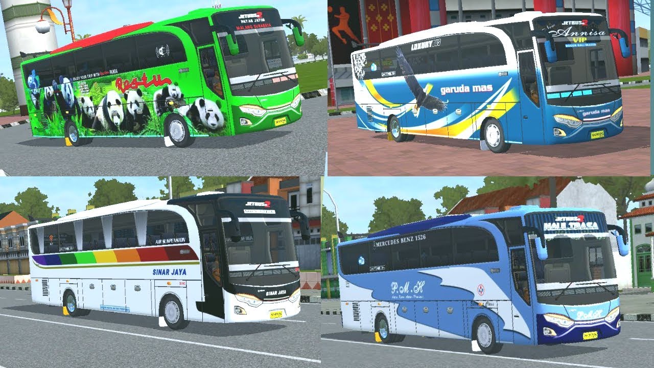 Share livery bus  ori jb2 hd  bussid v3 3 YouTube