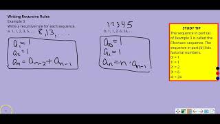Alg.2 Using Recursive Rules with Sequences 9.4 Part 2