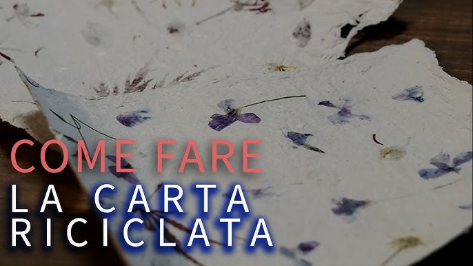 Come fare il TELAIO PER CARTA RICICLATA - Tutorial - Arte Green 