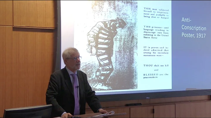 War Against War: Lecture by Dr. Michael Kazin