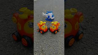 Rc police PATROLLING HELICOPTER ￼toy car unboxing and ramp racing. #remotecontrol #shorts #rc