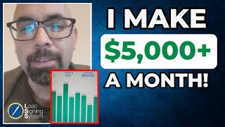 I Make $5,000+ a Month! My Notary Signing Agent Income For 2022 | Loan Signing System Review