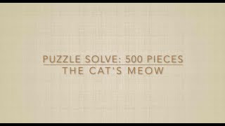 Puzzle Solve: The Cat’s Meow - Time-lapse screenshot 1