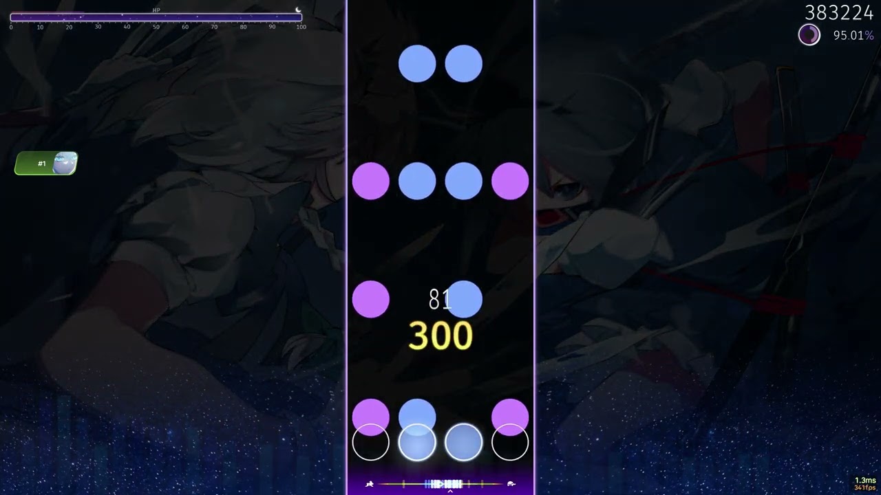 Night of Knights (Cranky Remix) by beatMARIO - 4K Lunatic osu!mania