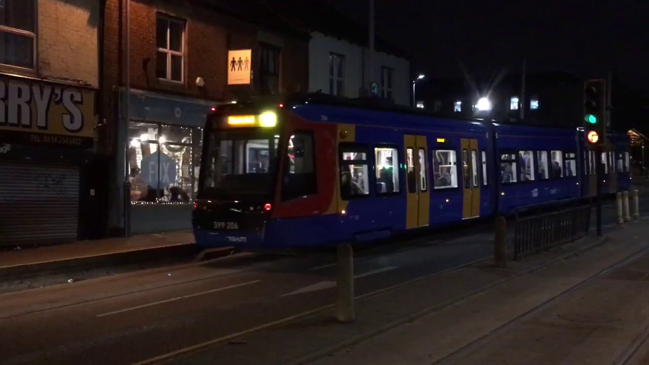 Citylink Stagecoach Sheffield Tram Train 399206 Leaving At Hillsborough citylink-stagecoach-sheffield-tram-train-399206-leaving-at-hillsborough