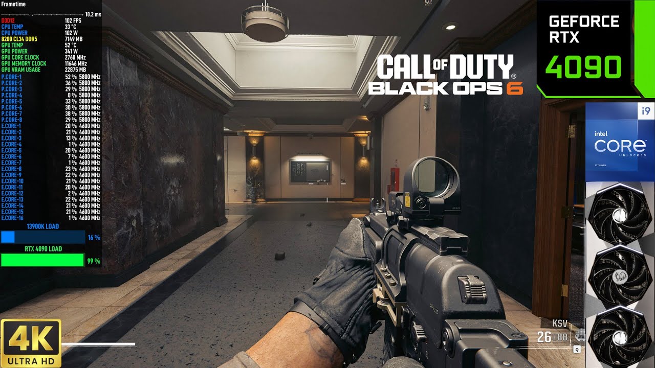 Call of Duty: Black Ops 6 Campaign - 4K Native Extreme Settings | RTX 4090