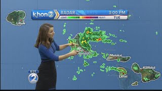 Kelly Simek's coverage of flash flood warning for Oahu