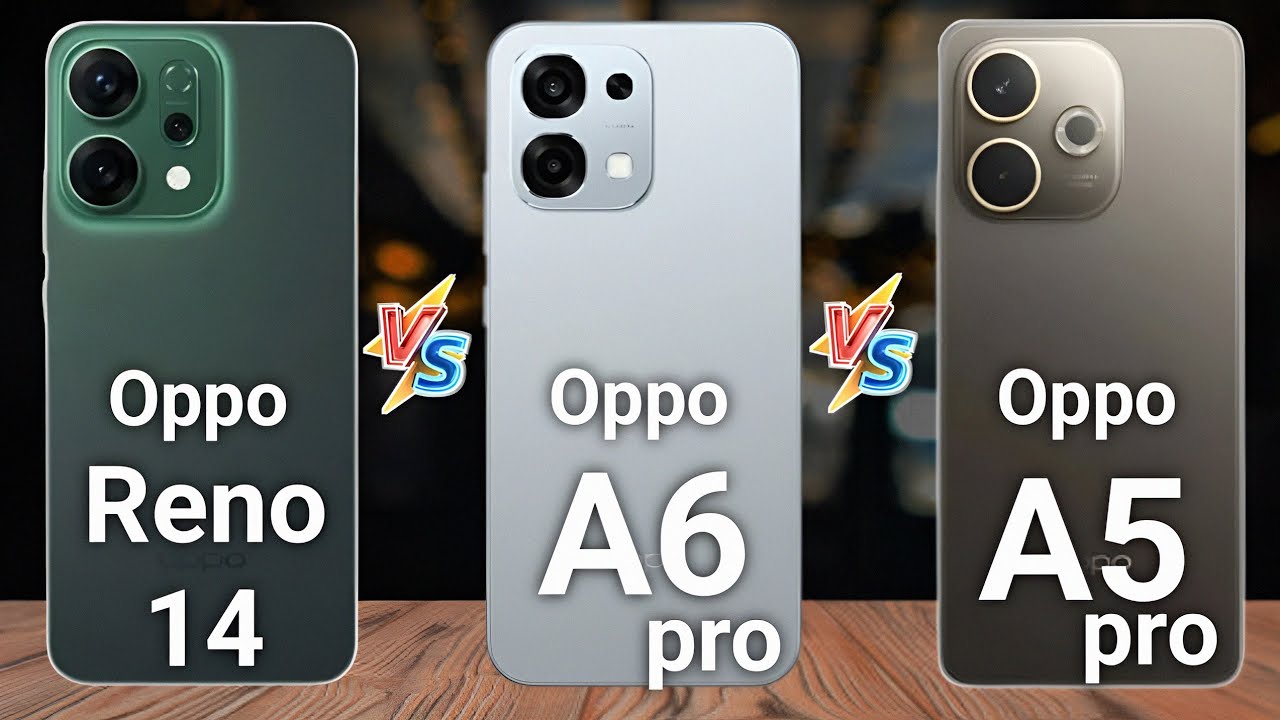 Oppo A6 Pro против Oppo A5 Pro против Oppo Reno 14 — полное сравнение 🔥