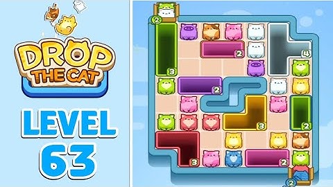 Drop The Cat Level 63 Walkthrough Solution