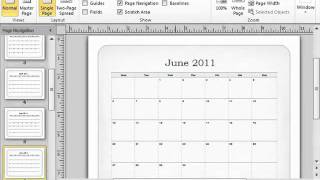 Publisher 2010 Tutorial The Zoom Slider and Zoom Button Group Microsoft Training Lesson 1.8