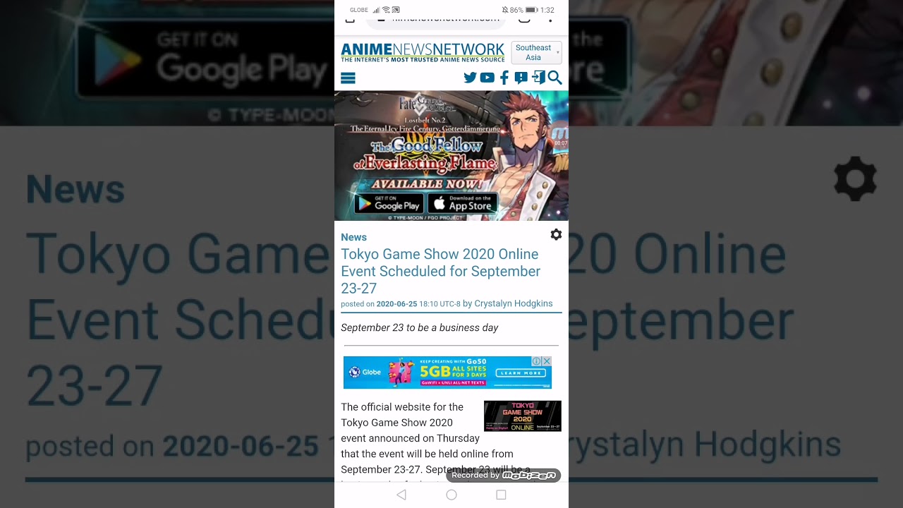 Tokyo Game Show 2020 Online Event Scheduled for 09/23-27