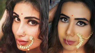Mouni Roy Inspired Makeup Look | Easy celebrity look 2020/Celebrity makeup look re-creation series-1