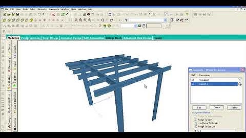 OFFSETING BEAMS ON STAAD PRO