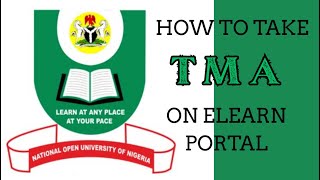 How to do your TMA on the NOUN elearn Portal screenshot 4