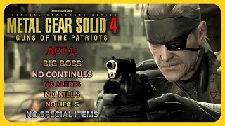 Metal Gear Solid 4 - Big Boss Emblem Guide W/ Commentary | Act 1 (Middle East)