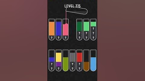 How to do Water sort Puzzle level 315 | Water sort puzzle | Color Sorting Game | Gaming Shortcuts |