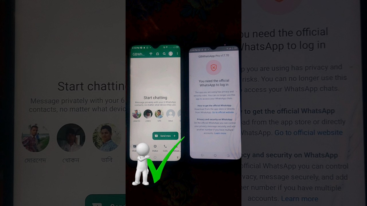 Fix You need the official WhatsApp|GB Whatsapp login problem #whatsapp #loginproblemsolved