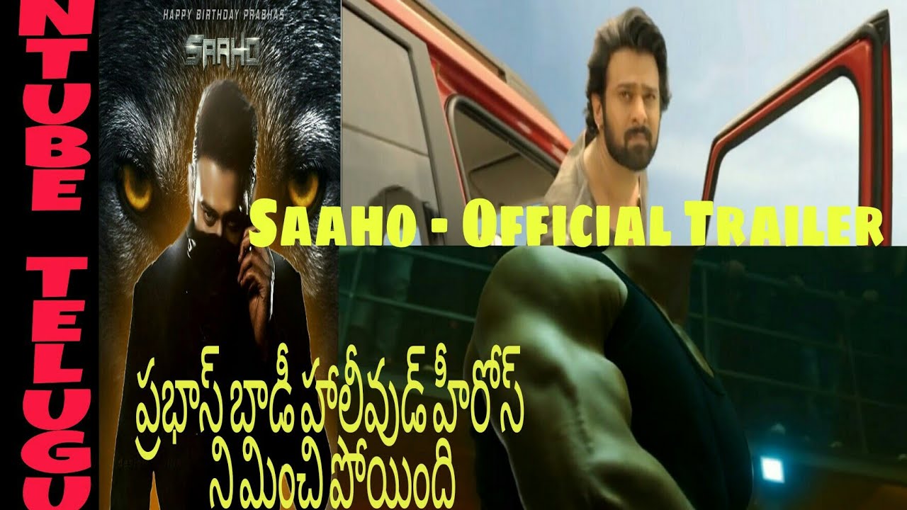 Saaho - Official Trailer lSahoo trailer 2017 l Prabhas, Shraddha Kapoor - 